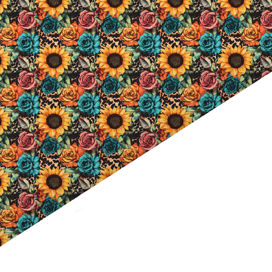 Sunflower Canvas And Felt Backed Fabric - SKU E62