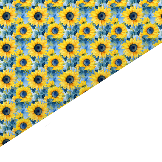 Sunflower Canvas And Felt Backed Fabric - SKU E53