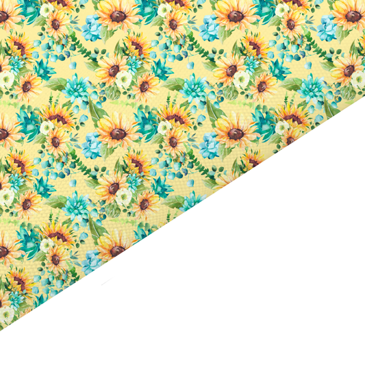 Sunflower Canvas And Felt Backed Fabric - SKU E59