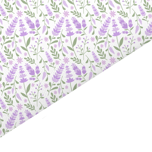 Lavender Canvas And Felt Backed Fabric - SKU F2