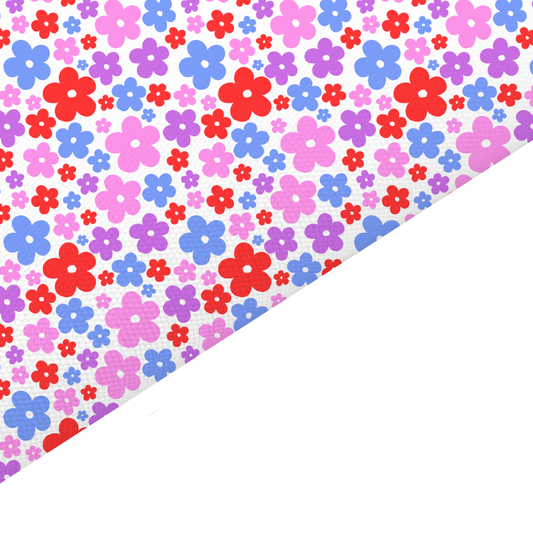 Ditsy Floral Canvas And Felt Backed Fabric - SKU F26