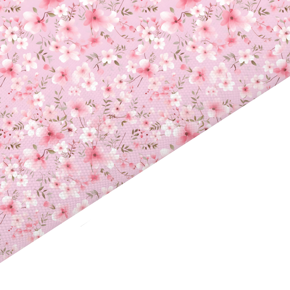 Ditsy Floral Canvas And Felt Backed Fabric - SKU F20