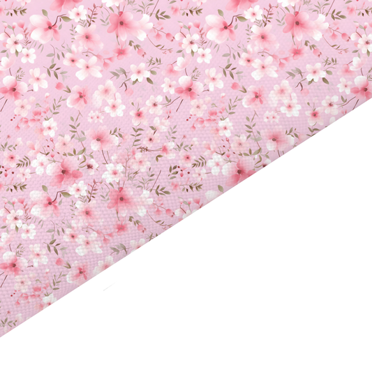 Ditsy Floral Canvas And Felt Backed Fabric - SKU F20