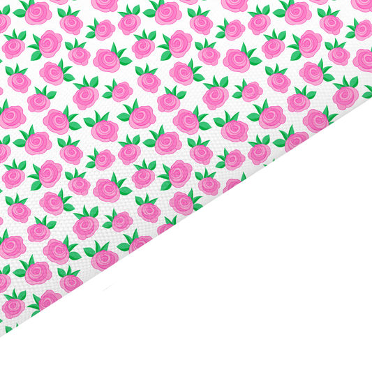 Ditsy Floral Canvas And Felt Backed Fabric - SKU F4