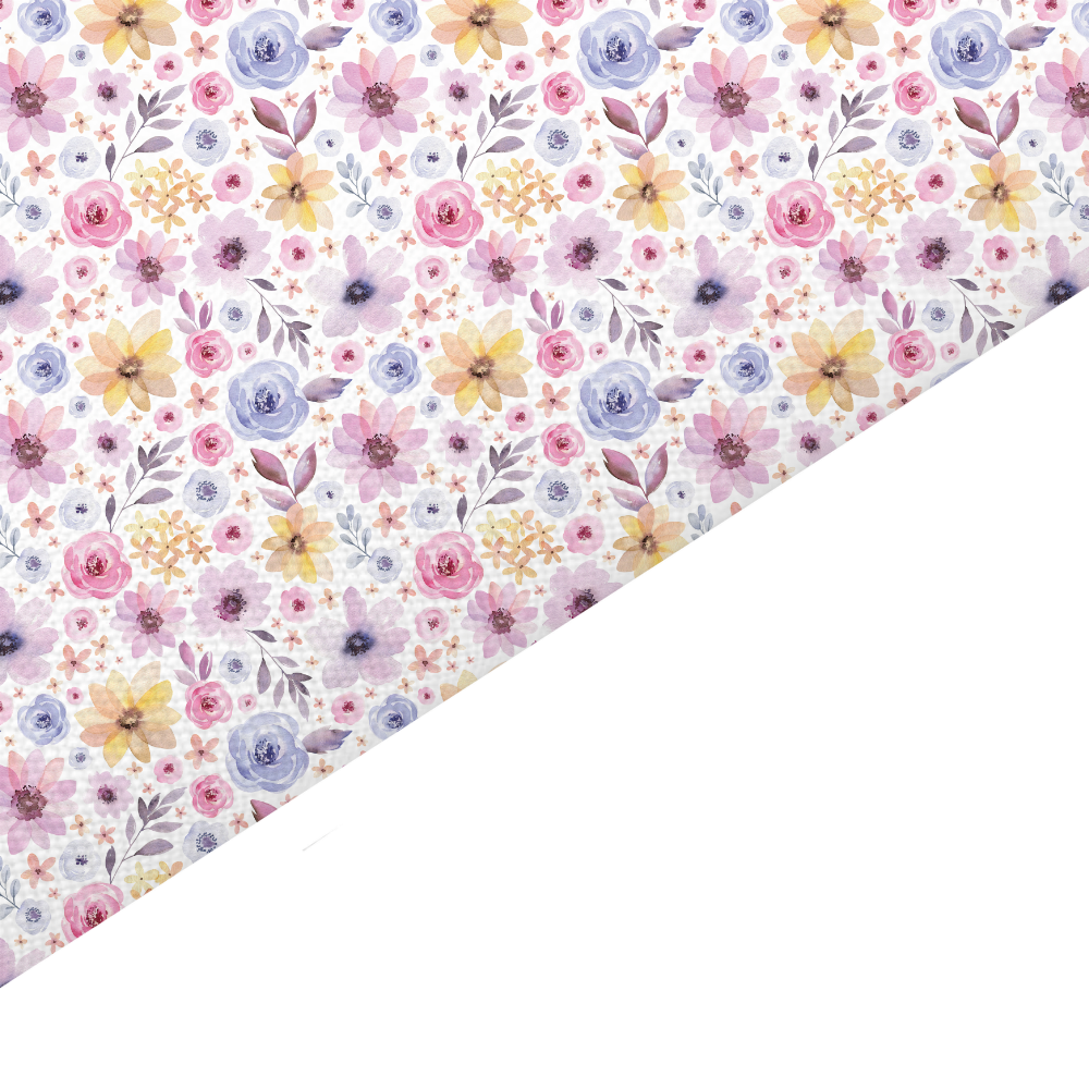 Ditsy Floral Canvas And Felt Backed Fabric - SKU F8