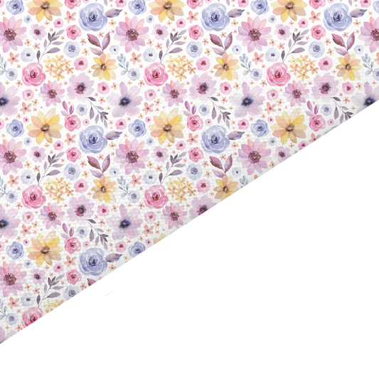 Ditsy Floral Canvas And Felt Backed Fabric - SKU F8