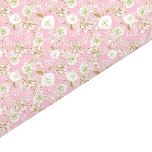 Rose Canvas And Felt Backed Fabric - SKU G55