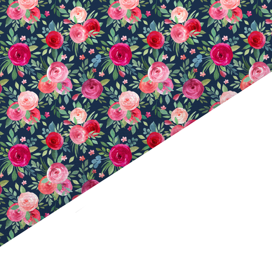 Rose Canvas And Felt Backed Fabric - SKU G50