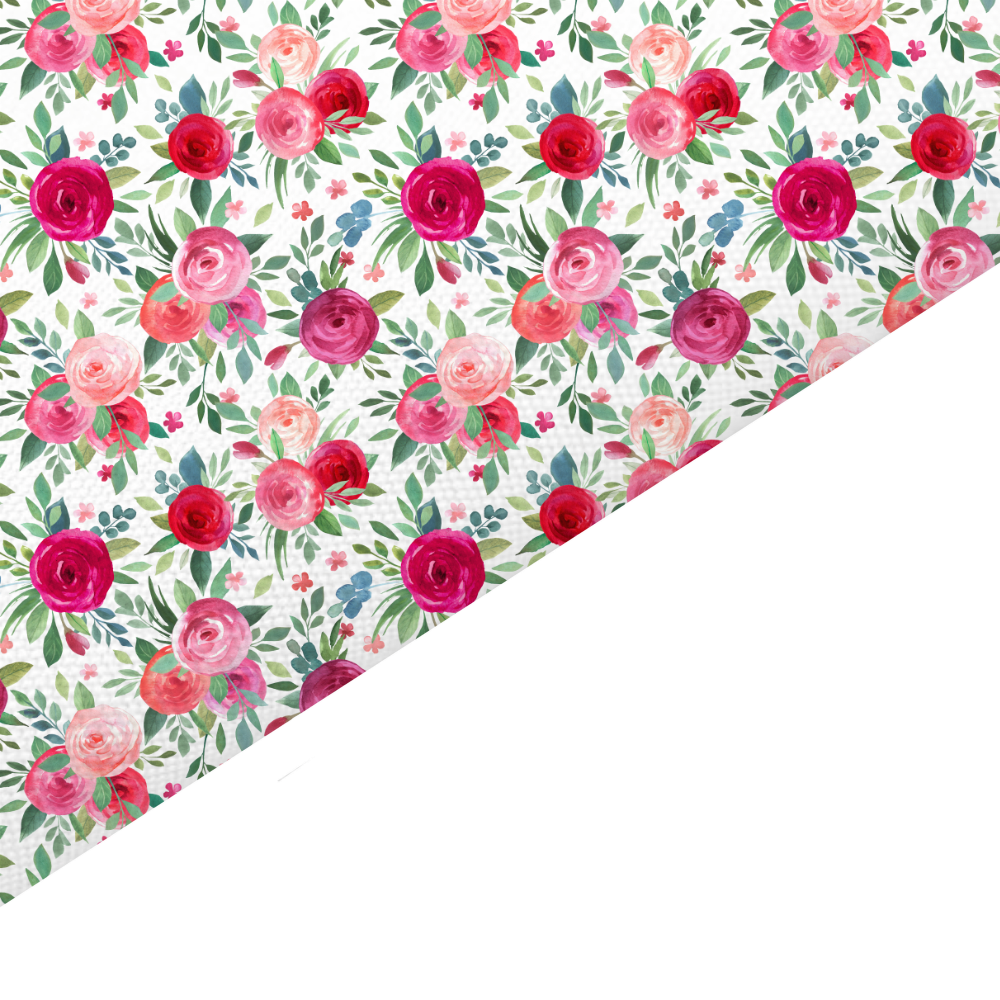 Rose Canvas And Felt Backed Fabric - SKU G48