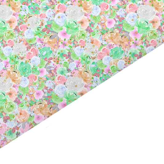 Rose Canvas And Felt Backed Fabric - SKU G47