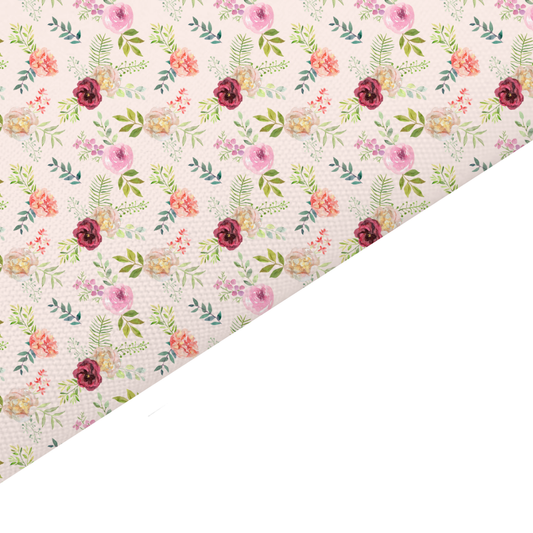 Rose Canvas And Felt Backed Fabric - SKU G20