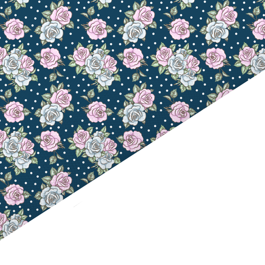 Rose Canvas And Felt Backed Fabric - SKU G30