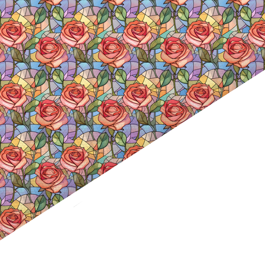 Rose Canvas And Felt Backed Fabric - SKU G19