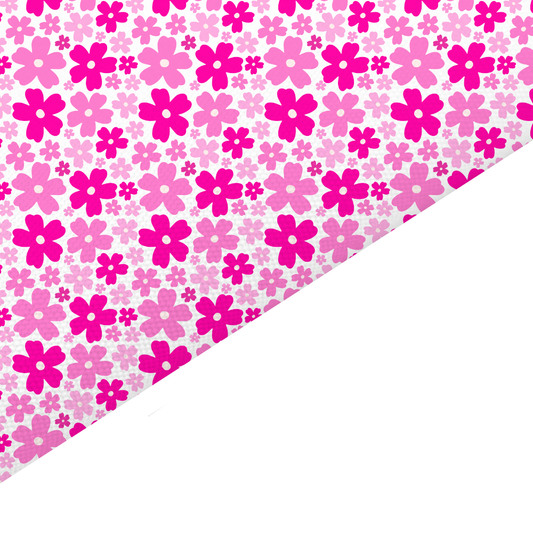 Ditsy Floral Canvas And Felt Backed Fabric - SKU G61