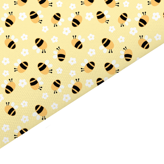 Bee Canvas And Felt Backed Fabric - SKU G67