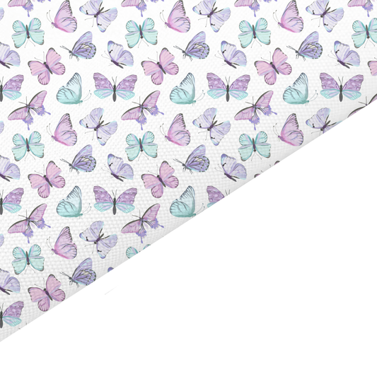 Butterfly Canvas And Felt Backed Fabric - SKU G95