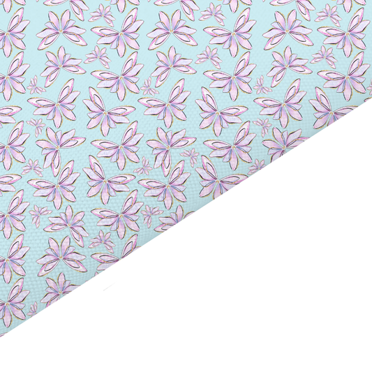 Butterfly Canvas And Felt Backed Fabric - SKU G91