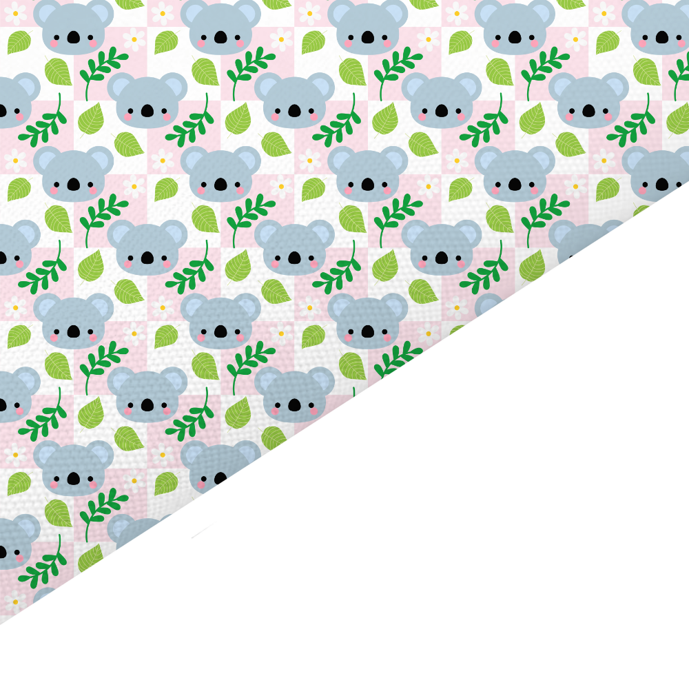 Koala Canvas And Felt Backed Fabric - SKU H31