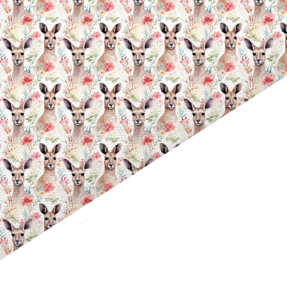 Kangaroo Canvas And Felt Backed Fabric - SKU H35