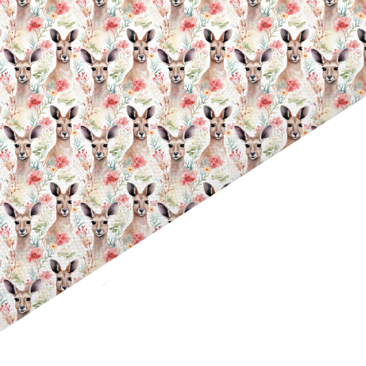 Kangaroo Canvas And Felt Backed Fabric - SKU H35