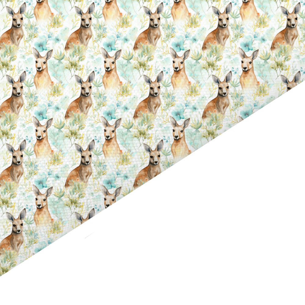 Kangaroo Canvas And Felt Backed Fabric - SKU H36