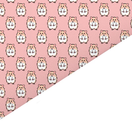 Hamster Canvas And Felt Backed Fabric - SKU H45