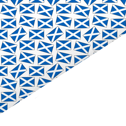 Scotland Flag Canvas And Felt Backed Fabric - SKU I2