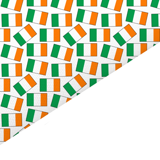 Ireland Flag Canvas And Felt Backed Fabric - SKU I4