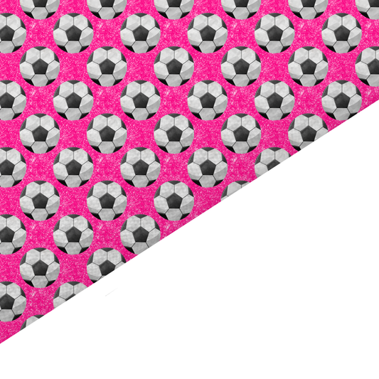 Football Canvas And Felt Backed Fabric - SKU I33