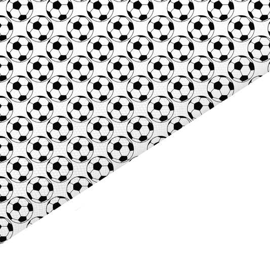 Football Canvas And Felt Backed Fabric - SKU I29