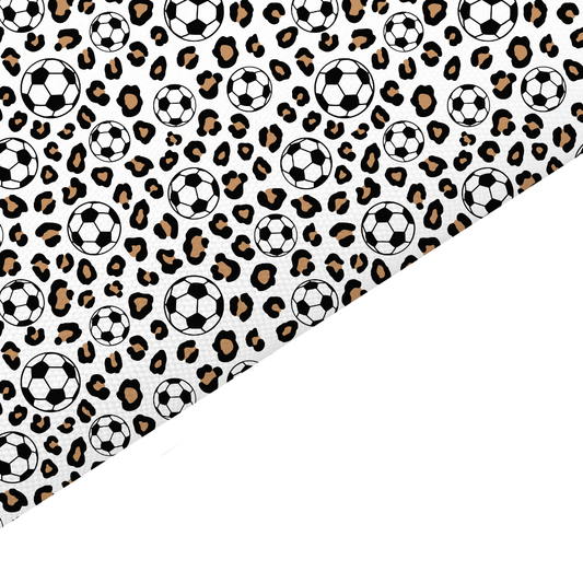 Football Canvas And Felt Backed Fabric - SKU I27