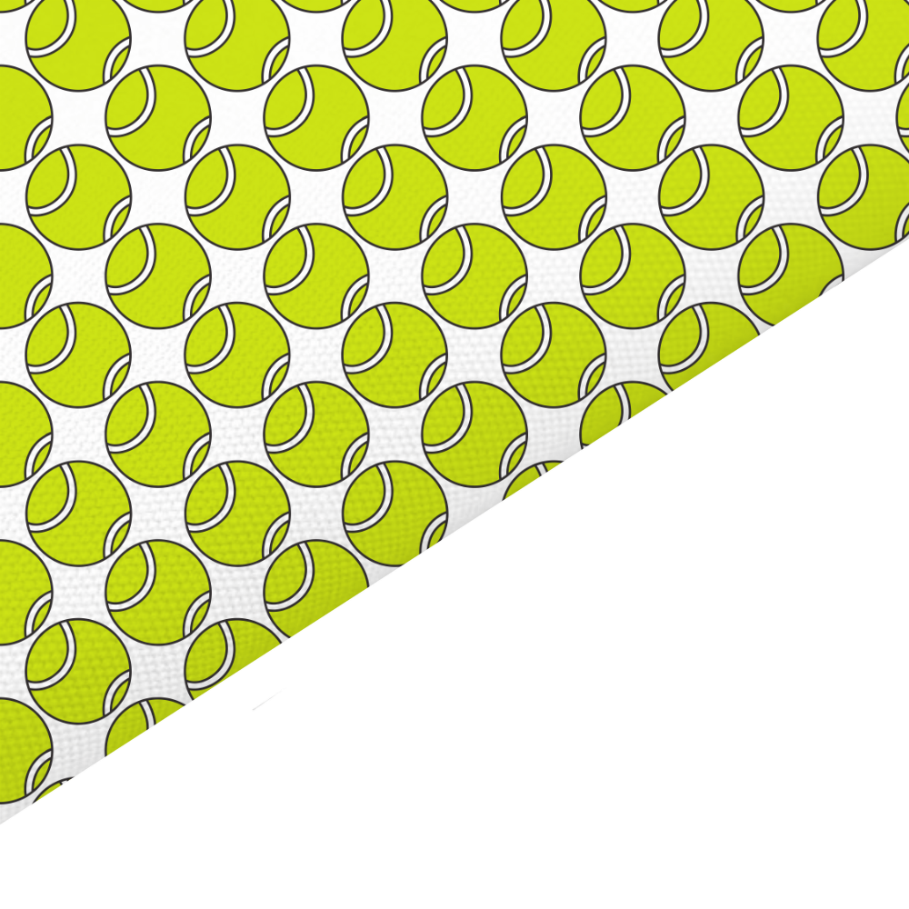 Tennis Canvas And Felt Backed Fabric - SKU I23