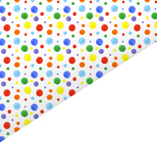 Children In Need Spots Canvas And Felt Backed Fabric - SKU I8