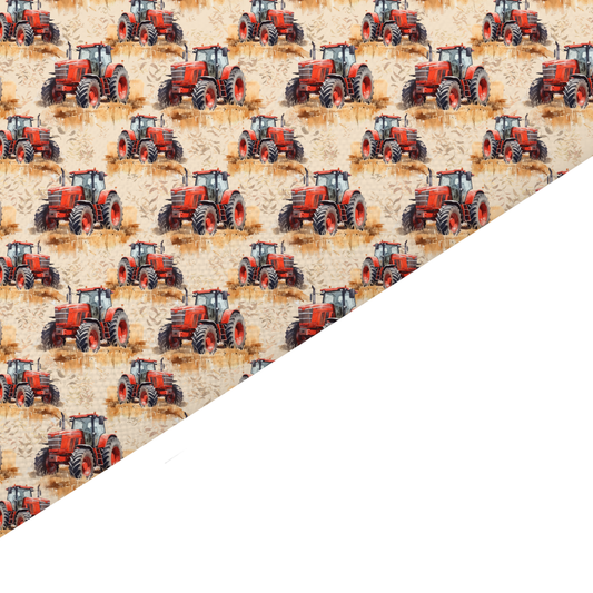 Tractor Canvas And Felt Backed Fabric - SKU I99