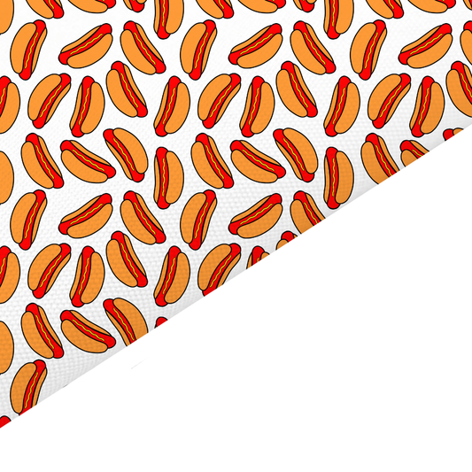 Hotdog Canvas And Felt Backed Fabric - SKU J64