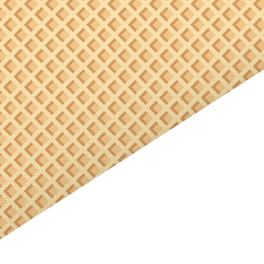 Waffle Cone Canvas And Felt Backed Fabric - SKU J72