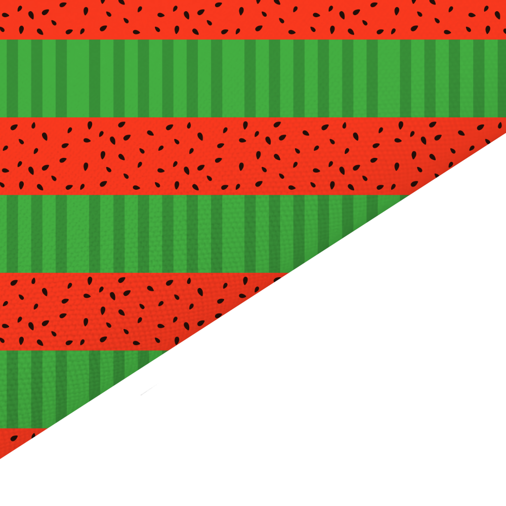 Watermelon Canvas And Felt Backed Fabric - SKU K29