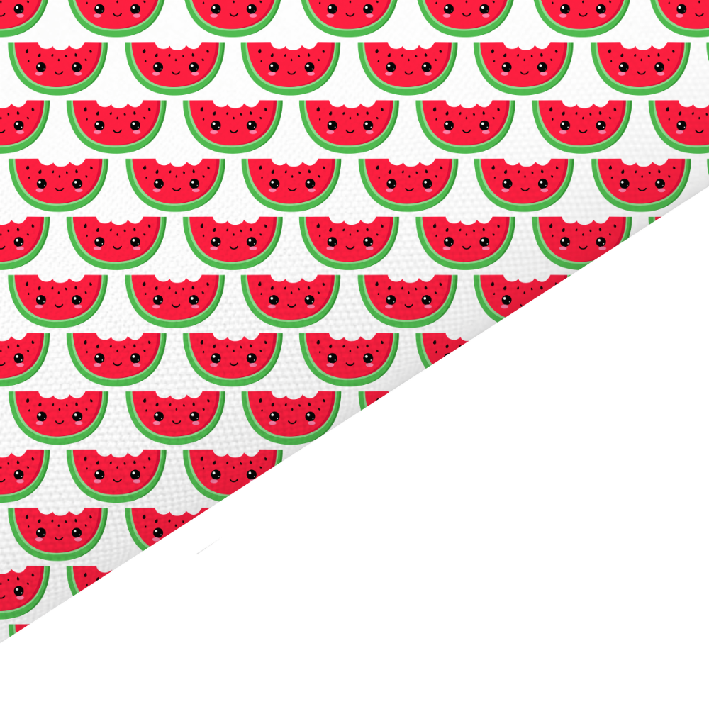 Happy Fruit Canvas And Felt Backed Fabric - SKU K12