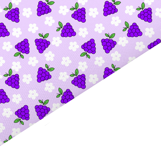 Grape Canvas And Felt Backed Fabric - SKU K4