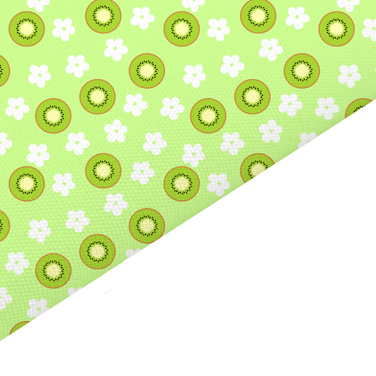 Kiwi Canvas And Felt Backed Fabric - SKU K1