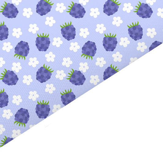 Blue Raspberry Canvas And Felt Backed Fabric - SKU K6