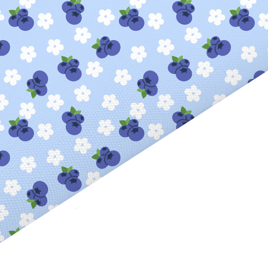 Blueberry Canvas And Felt Backed Fabric - SKU J95