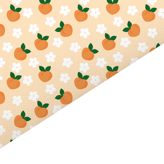 Peach Canvas And Felt Backed Fabric - SKU J94