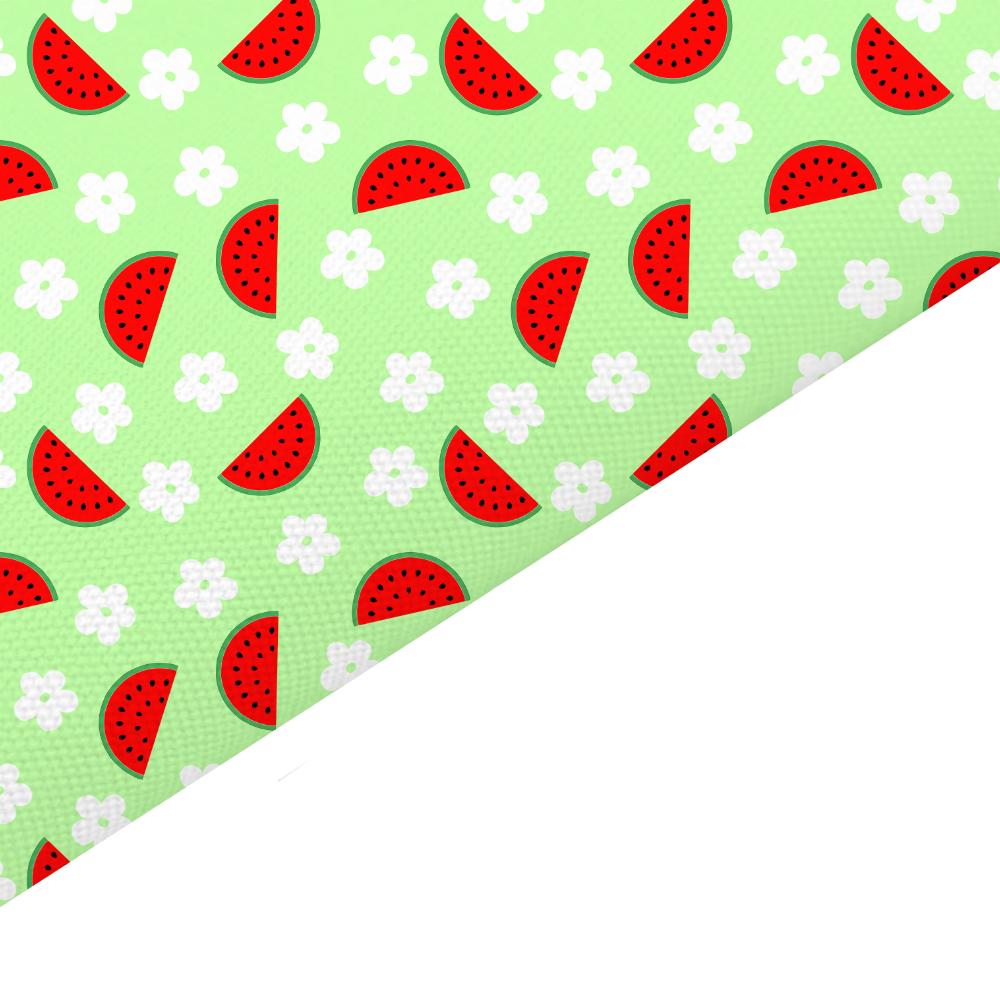 Watermelon Canvas And Felt Backed Fabric - SKU J92