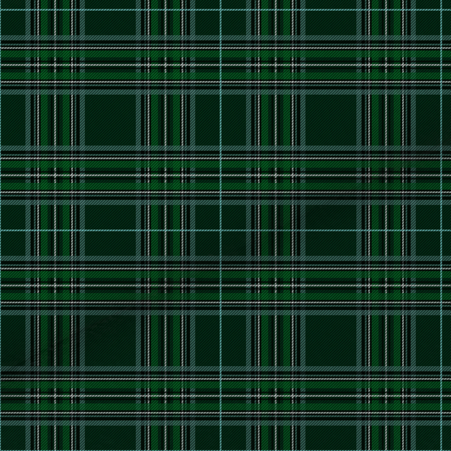 Green Tartan Leatherette