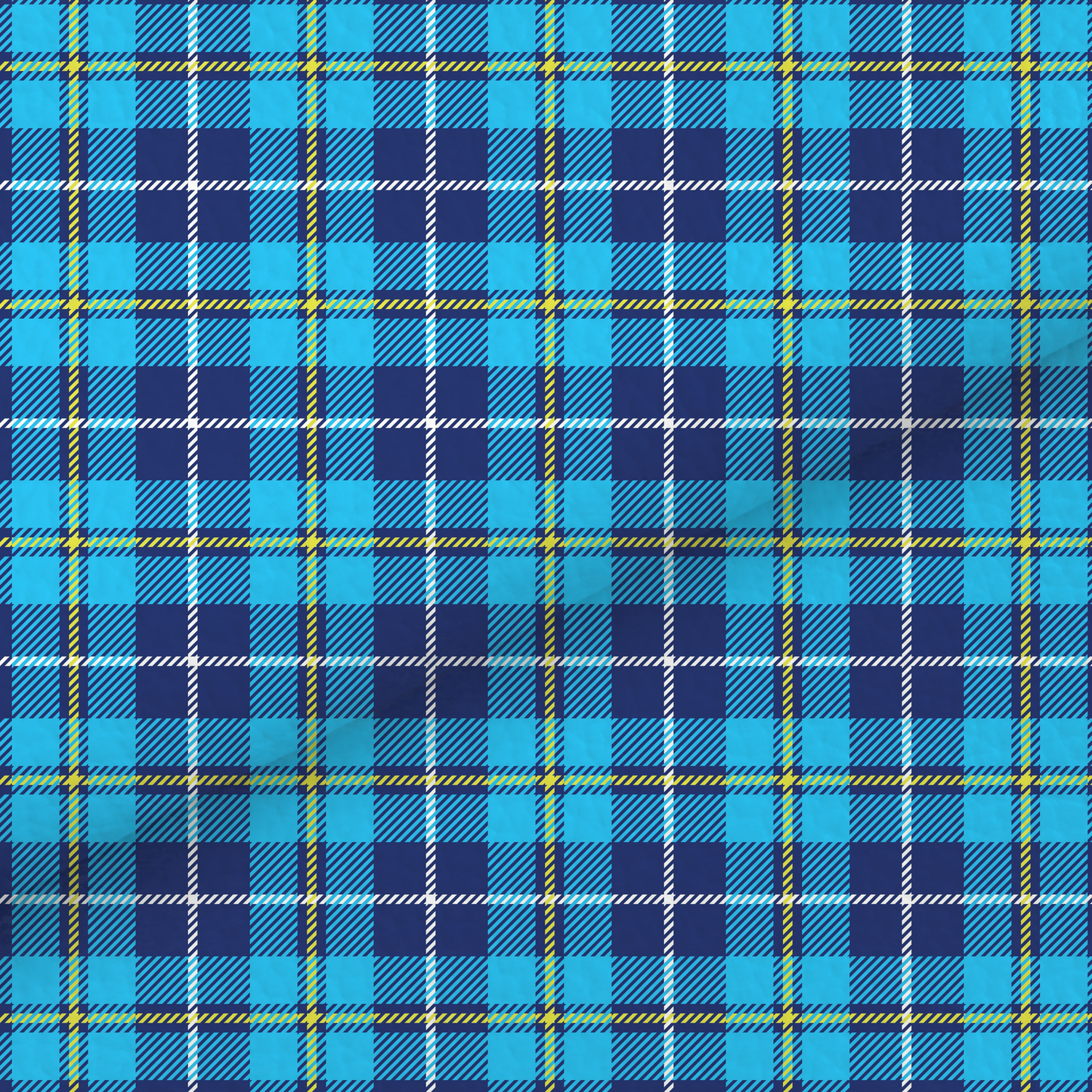 Light Blue Tartan Leatherette