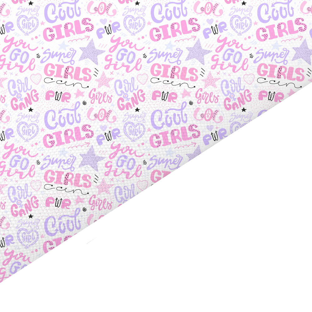 Girls Canvas And Felt Backed Fabric - SKU K63