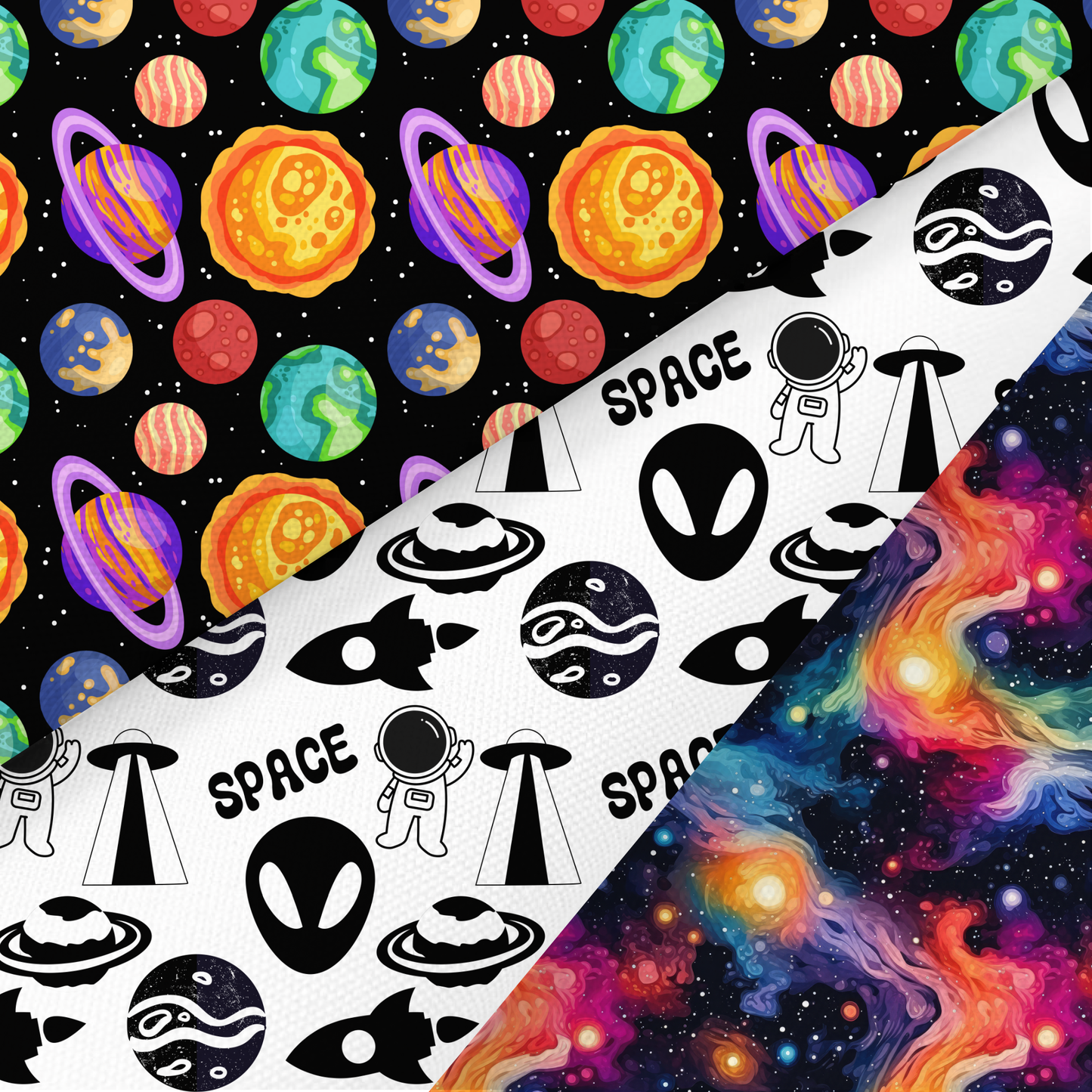 Space Printed Fabric