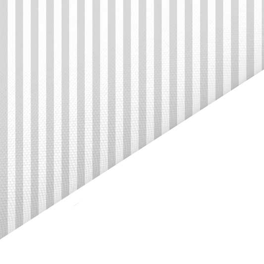 Grey Stripes Canvas And Felt Backed Fabric - SKU L14