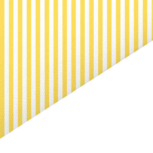 Yellow Stripes Canvas And Felt Backed Fabric - SKU L10